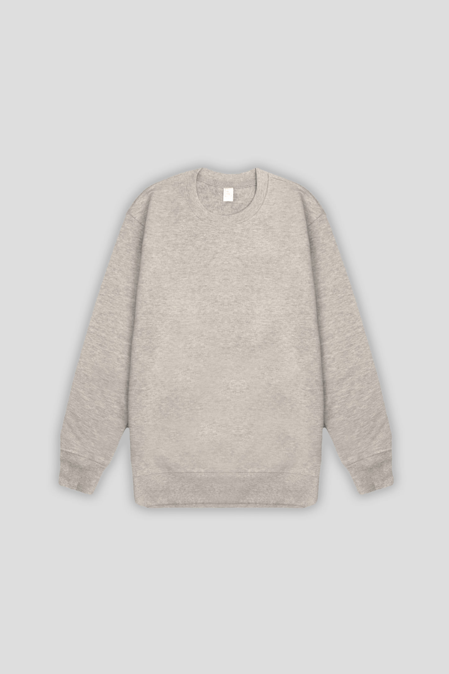 Crew Neck Heather Grey 1058 - SIMPLUSH