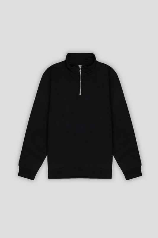 1/4 Zip Black 1402 - SIMPLUSH