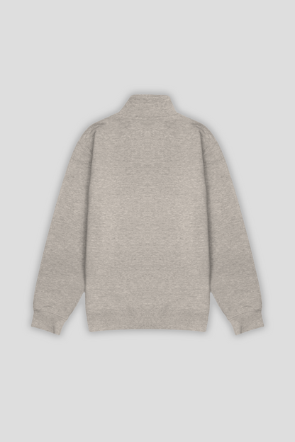 1/4 Zip Heather Grey 1401 - SIMPLUSH