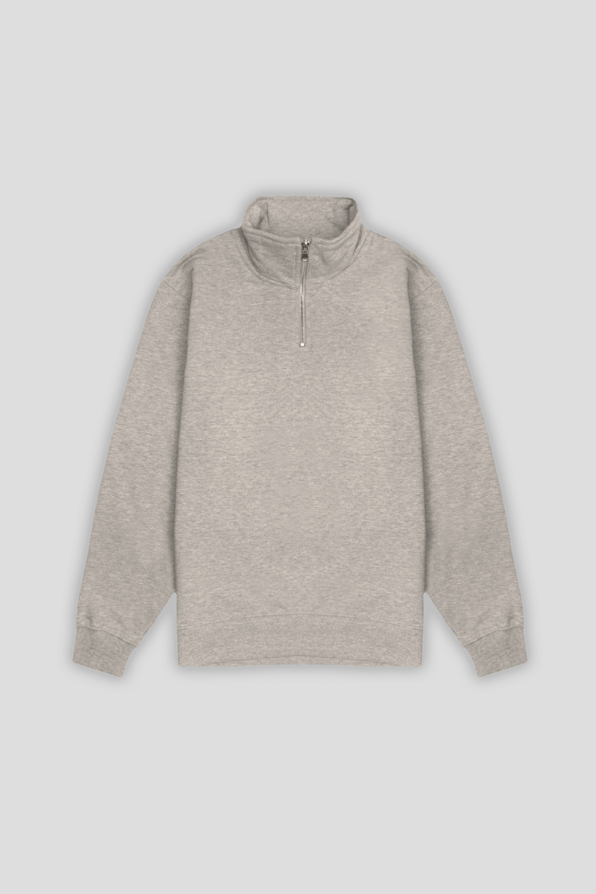 1/4 Zip Heather Grey 1401 - SIMPLUSH