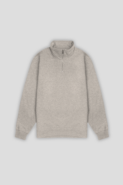 1/4 Zip Heather Grey 1401 - SIMPLUSH