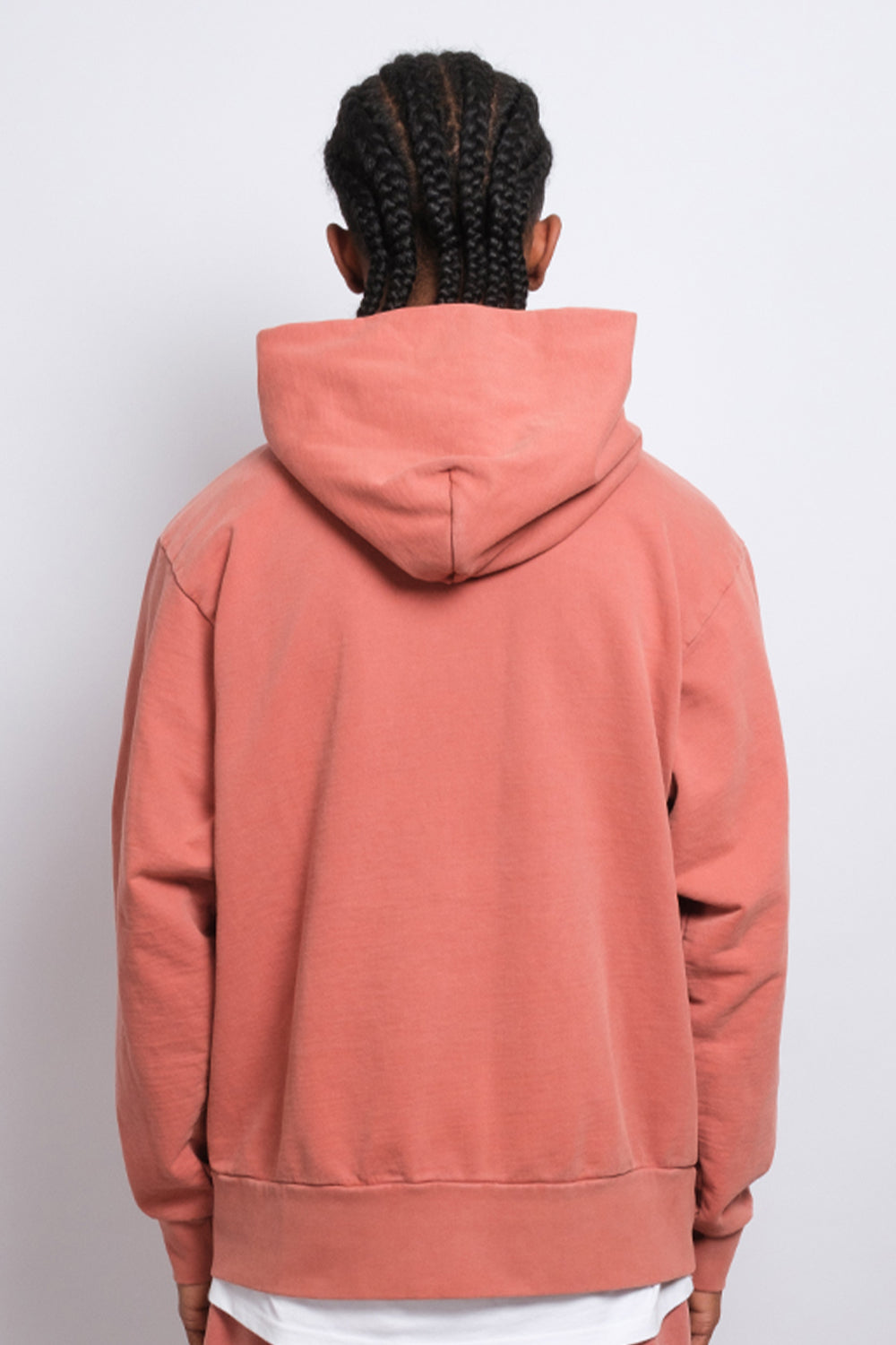 Washed Pullover Hoodie Rust 1253 - SIMPLUSH