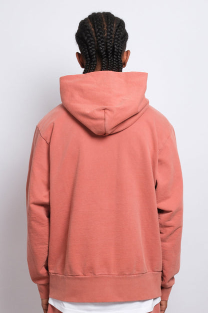 Washed Pullover Hoodie Rust 1253 - SIMPLUSH