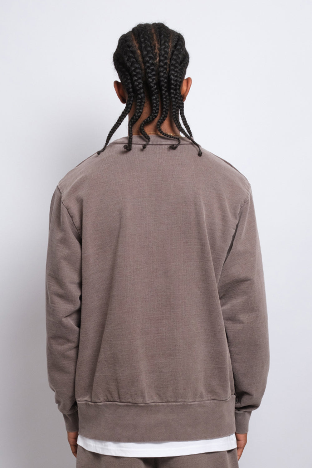 Washed Crewneck Hazel 1051 - SIMPLUSH