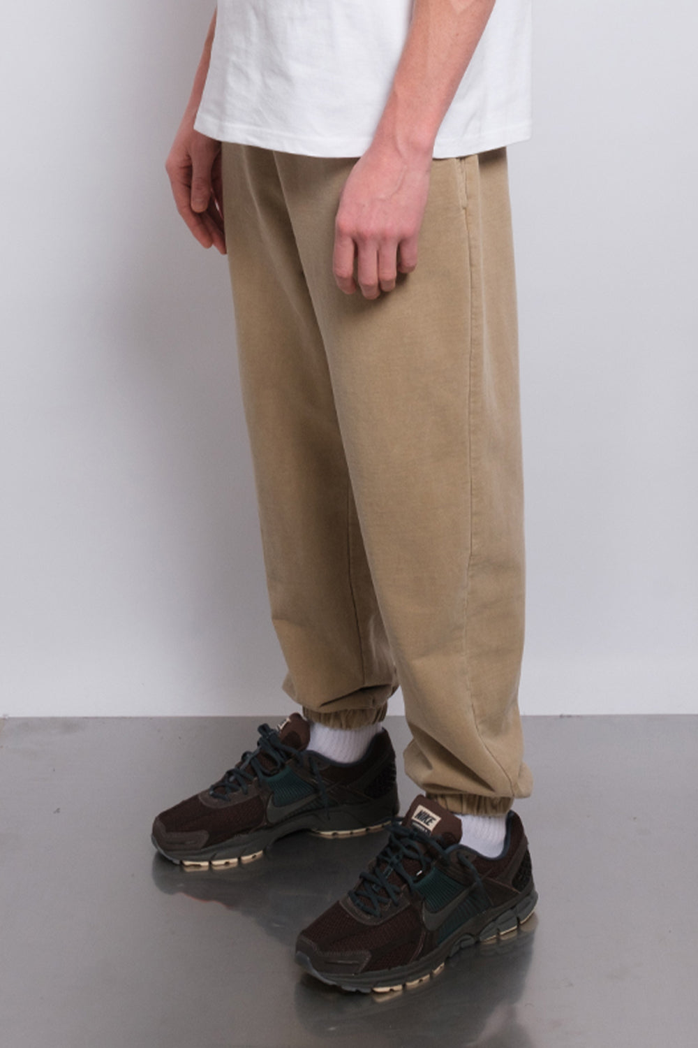 Washed Elasticated Hem Jogger Sand 1205 - SIMPLUSH