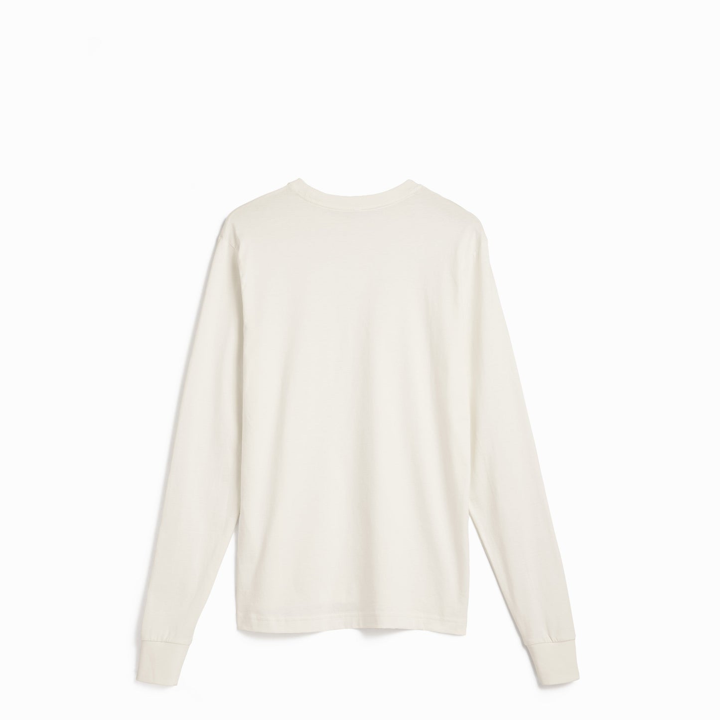 Ribbed Cuff T-shirt Long Sleeve Natural 1358 - SIMPLUSH