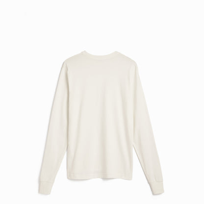 Ribbed Cuff T-shirt Long Sleeve Natural 1358 - SIMPLUSH