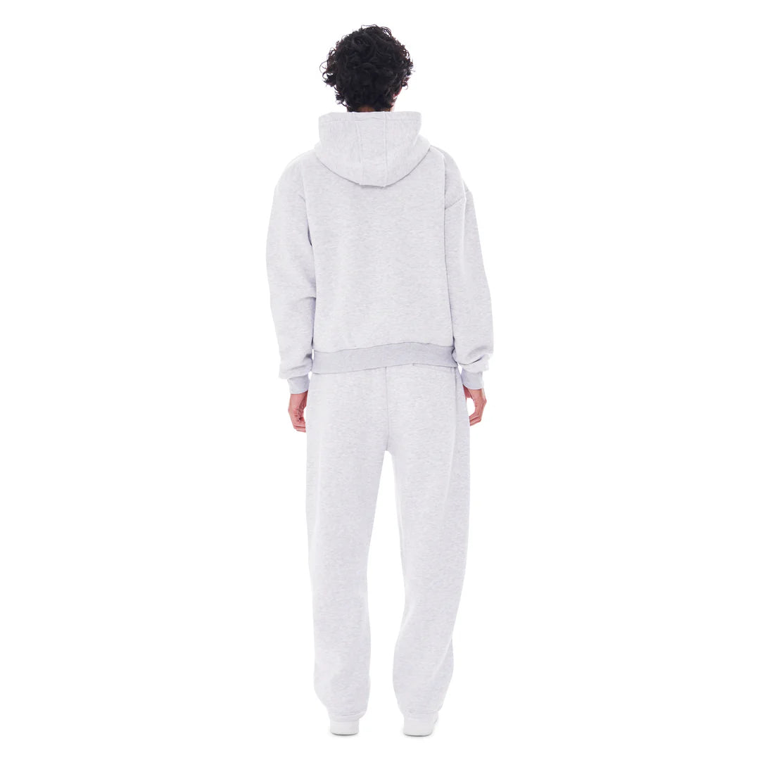 OPEN LEG JOGGER SNOW MELANGE