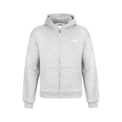 ZIP UP SNOW MELANGE