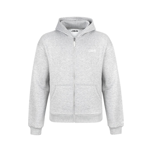 ZIP UP SNOW MELANGE