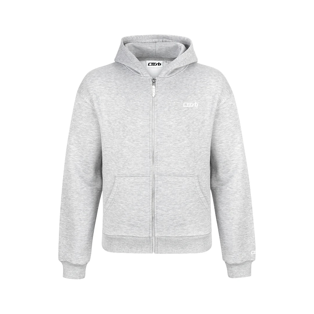 SWEATSUIT (ZIP-UP) SNOW MELANGE