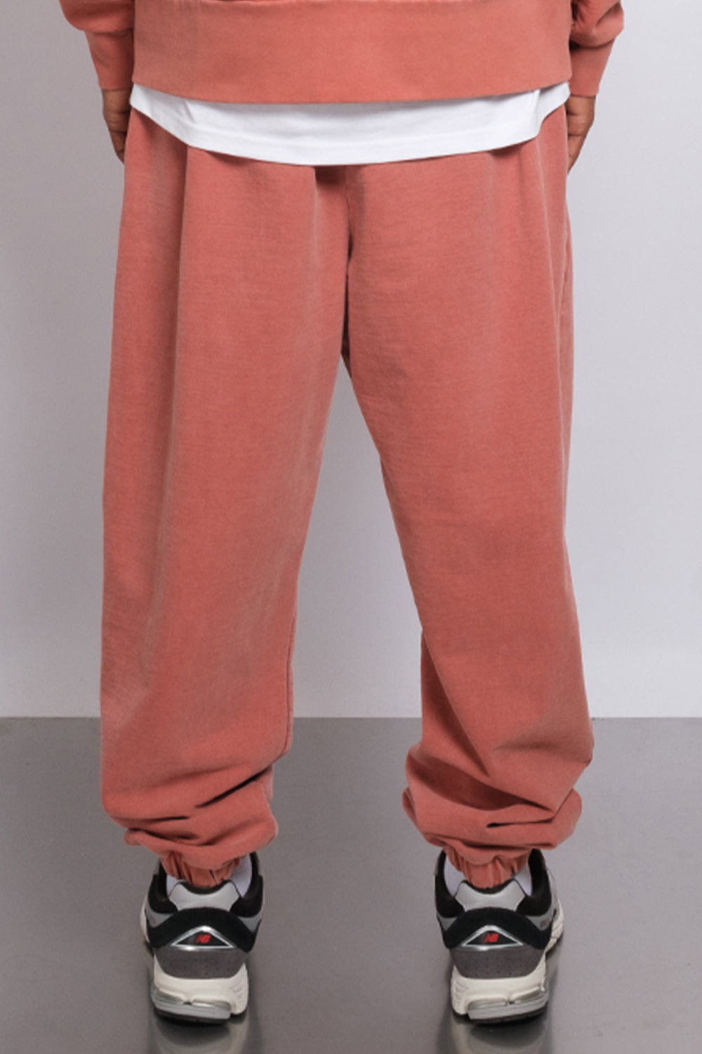 Washed Elasticated Hem Jogger Rust 1204 - SIMPLUSH