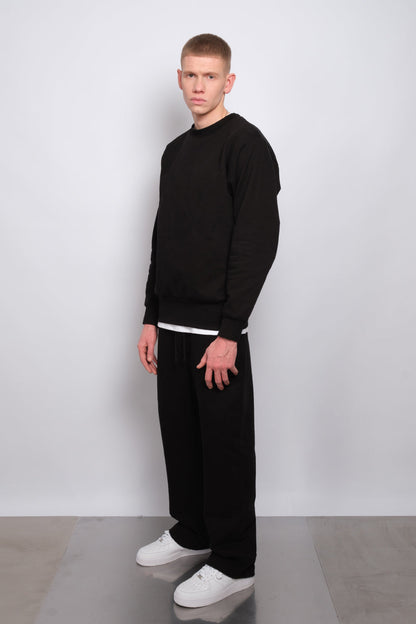 Straight Leg Jogger Black 1106 - SIMPLUSH