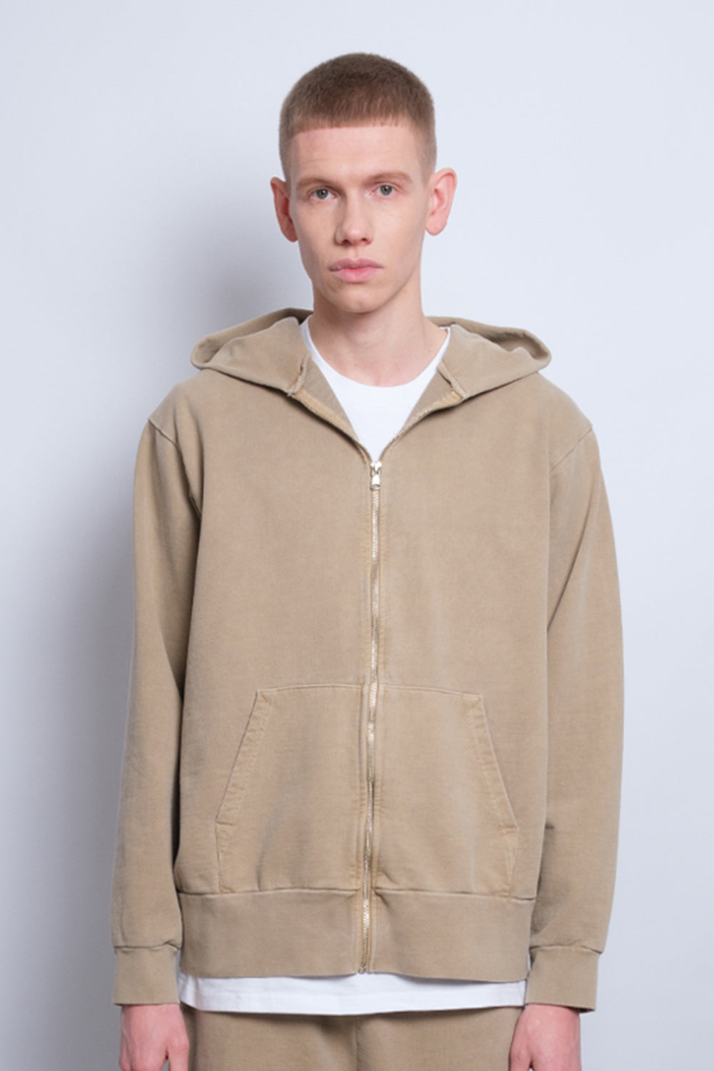 Zip Hoodie Sand 1005 - SIMPLUSH