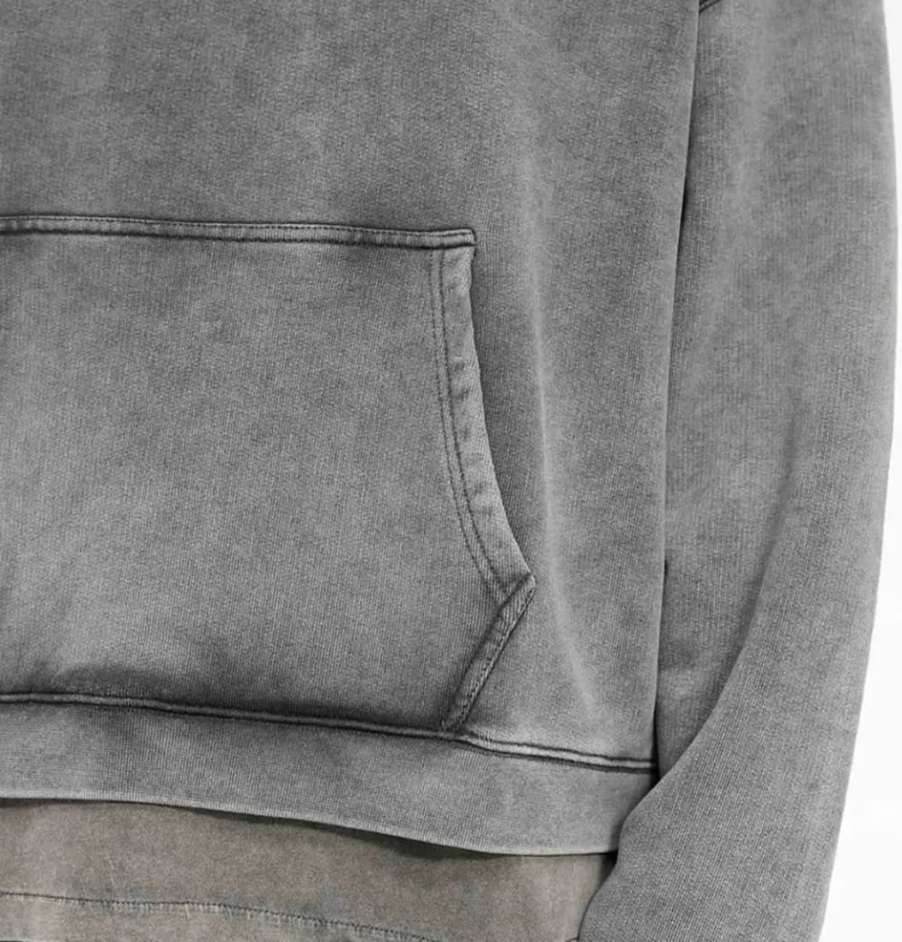 Washed Boxy Oversized Fit 450 GSM Hoodie (25 Pack)