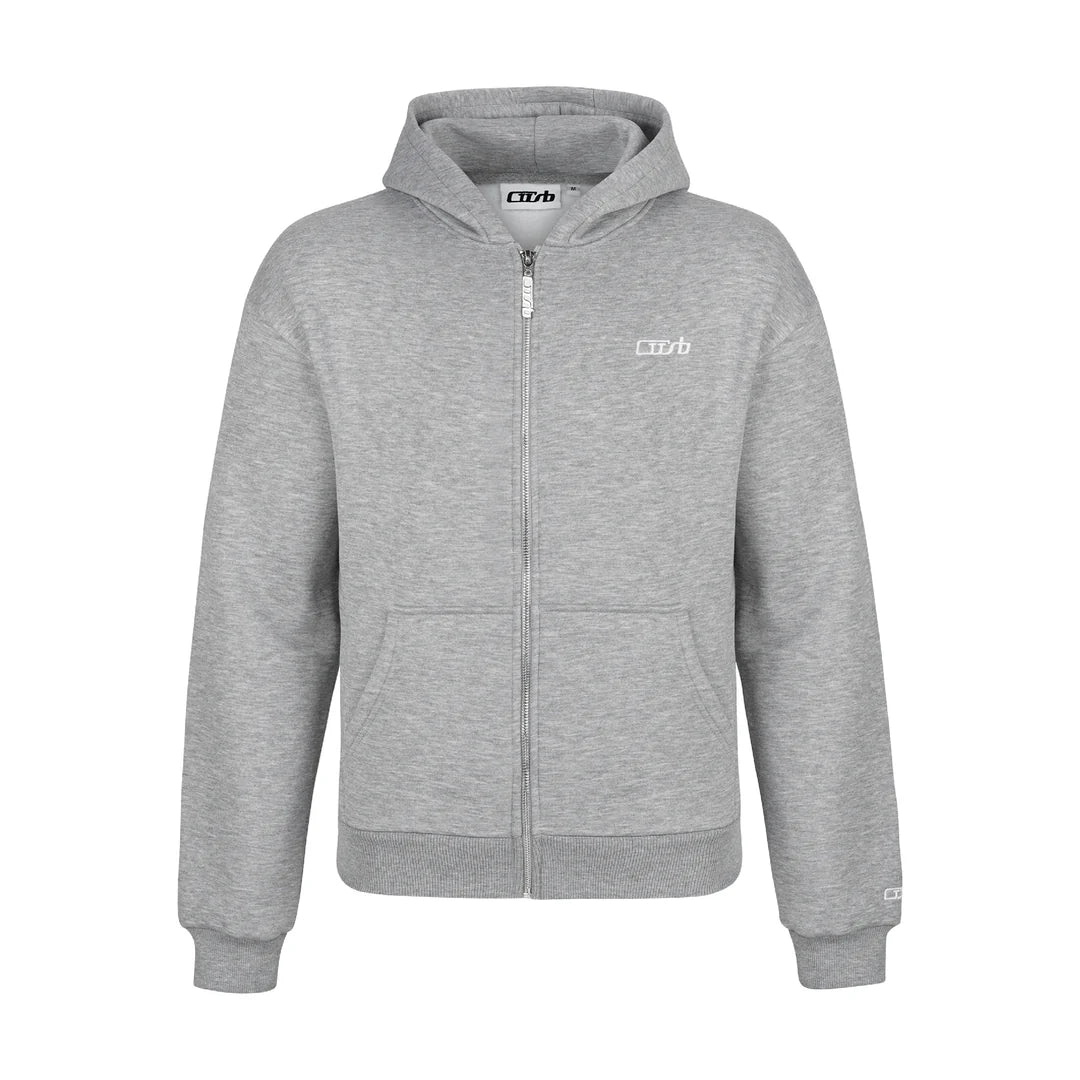 SWEATSUIT (ZIP-UP) GREY MELANGE