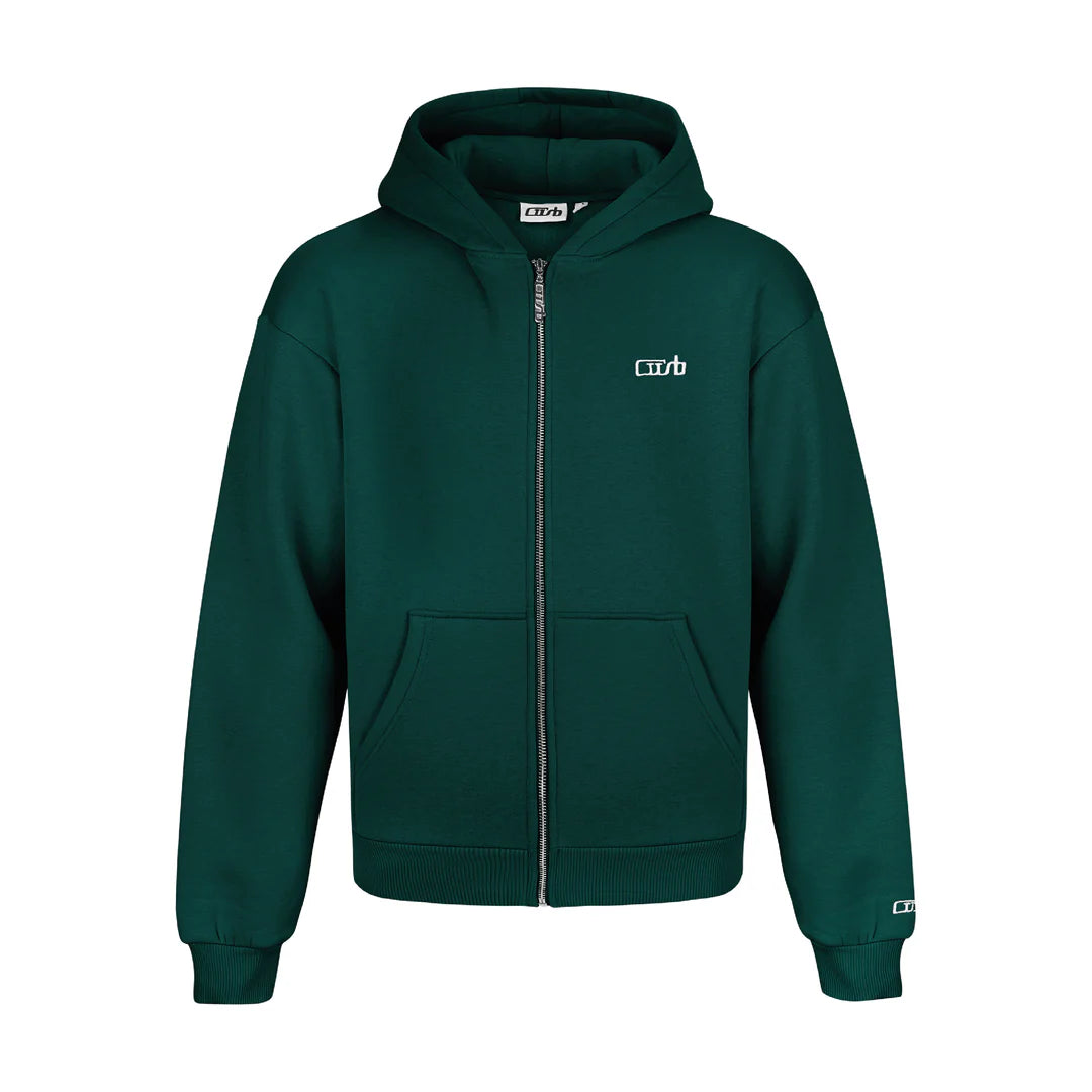 SWEATSUIT (ZIP-UP) DARK GREEN