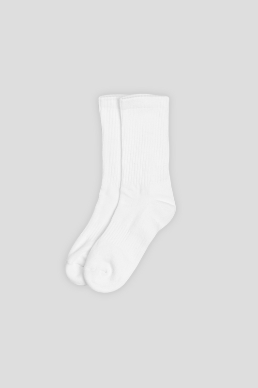 Crew Socks White 1551 - SIMPLUSH