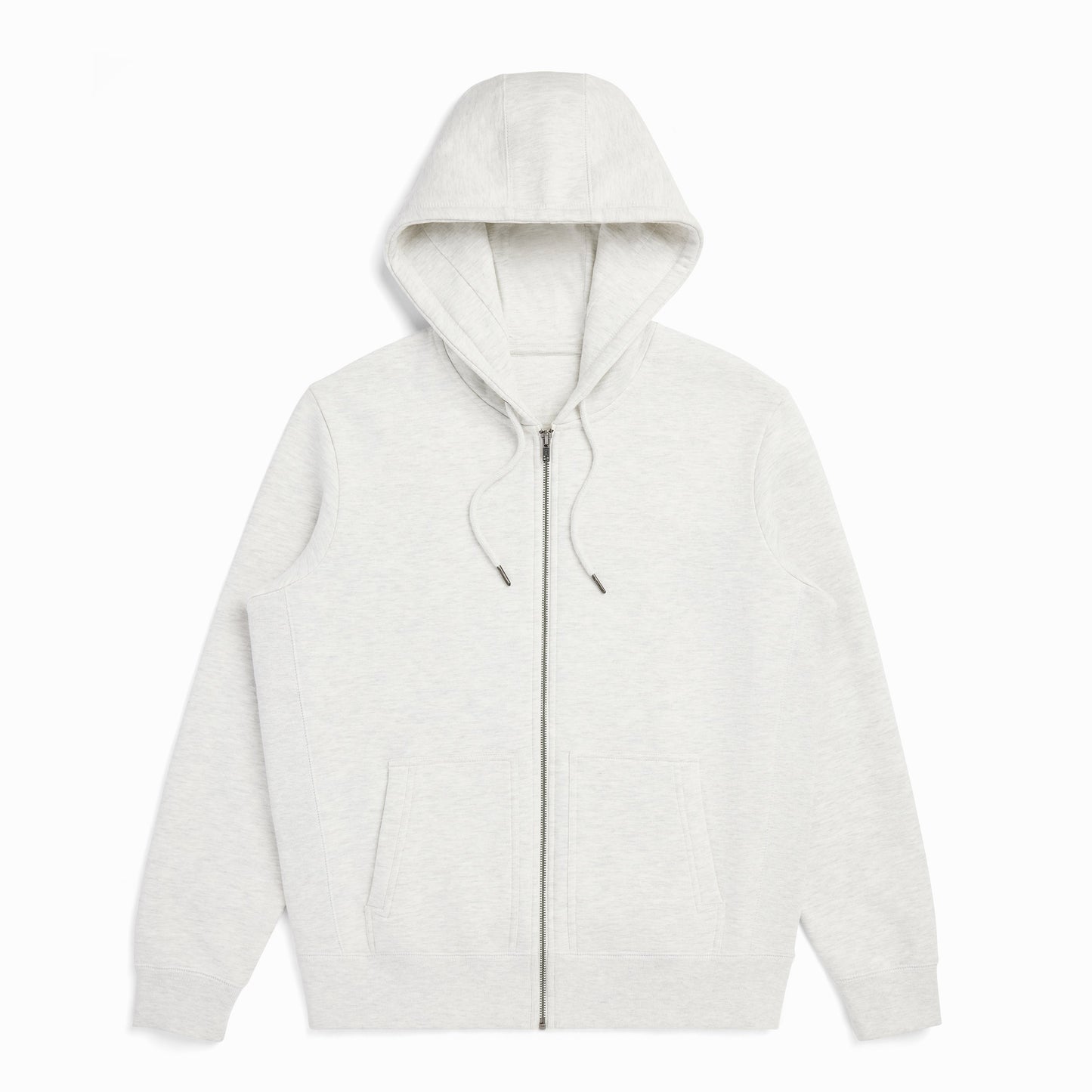 Ash Heather Zip Hoodie 1273 - SIMPLUSH