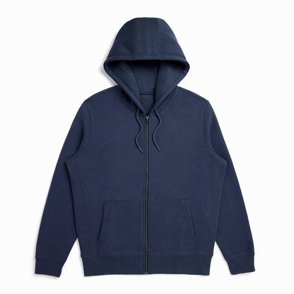 Ocean Navy Zip Hoodie 1276 - SIMPLUSH