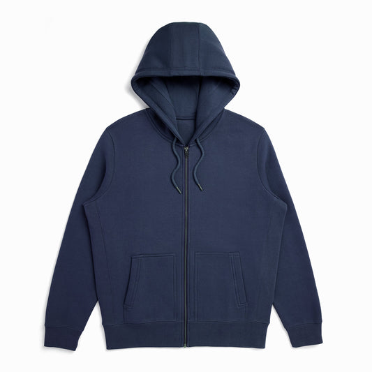 Ocean Navy Zip Hoodie 1276 - SIMPLUSH