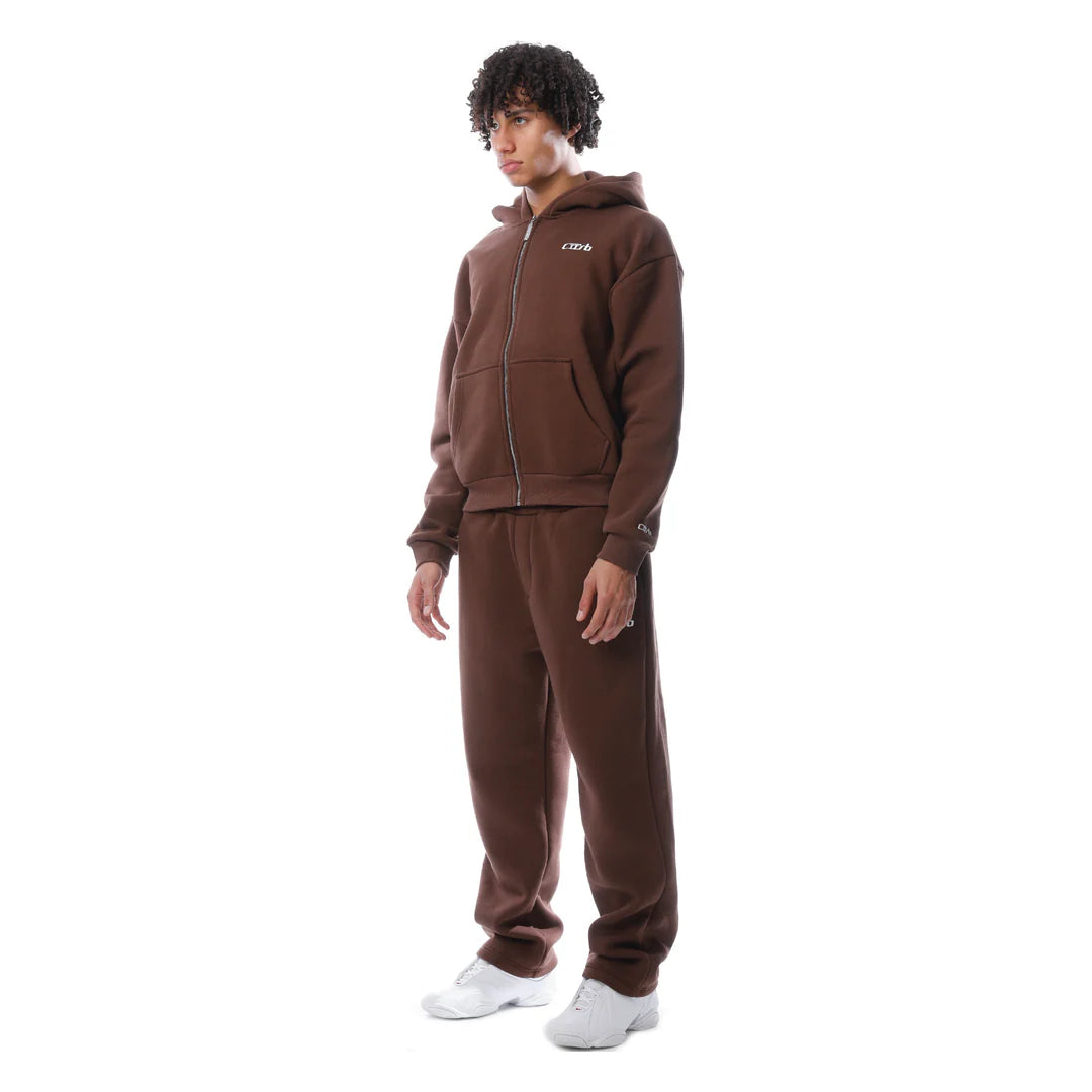 ZIP-UP BROWN