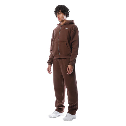 ZIP-UP BROWN