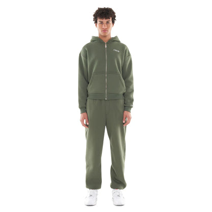 CUFFED JOGGER BRONZE GREEN