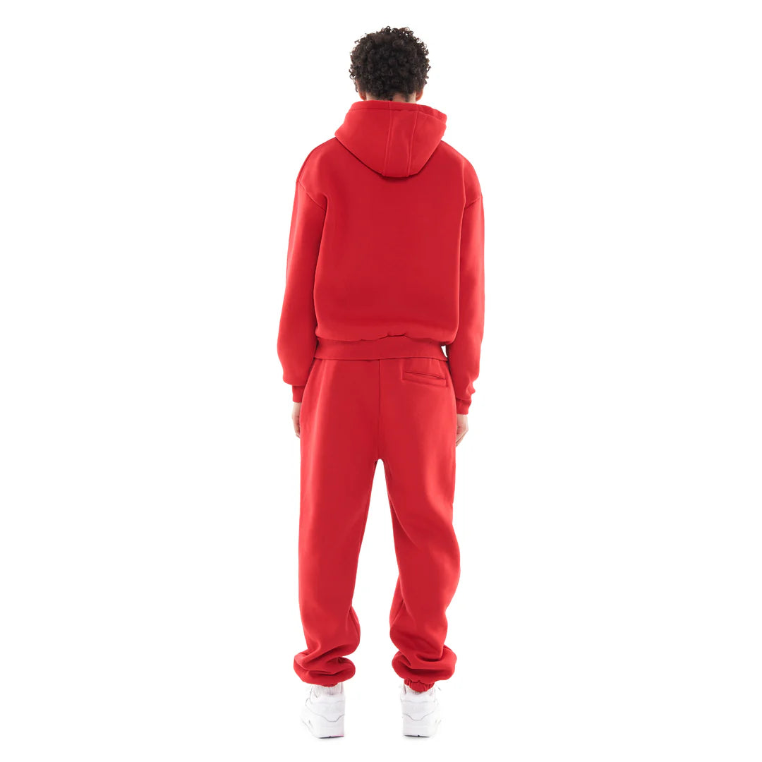 CUFFED JOGGER RED