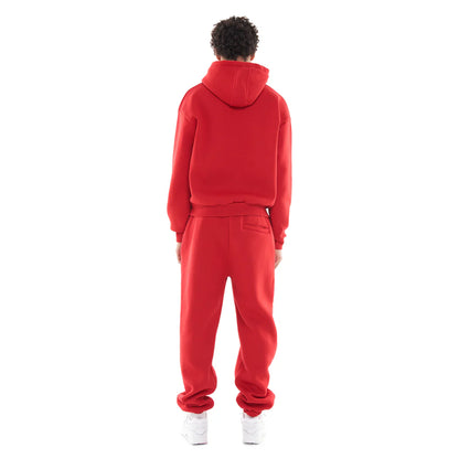 CUFFED JOGGER RED