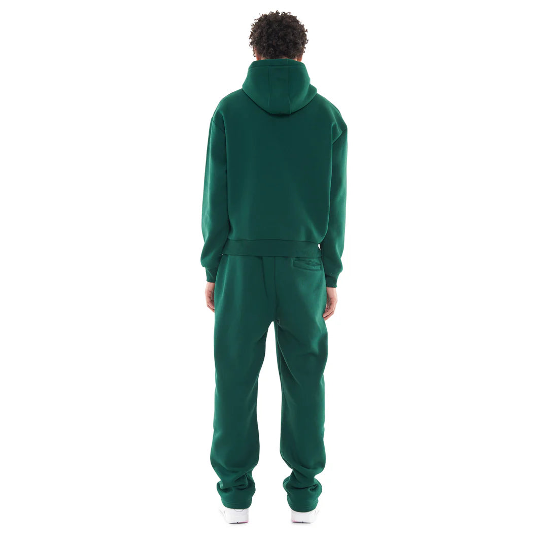 OPEN LEG JOGGER DARK GREEN