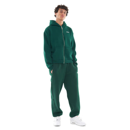 SWEATSUIT (ZIP-UP) DARK GREEN
