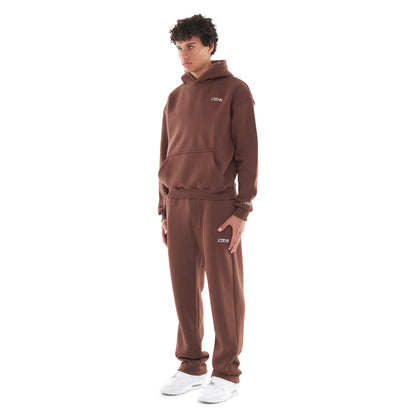 OPEN LEG JOGGER BROWN