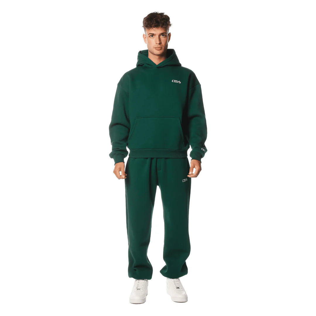 CUFFED JOGGER DARK GREEN