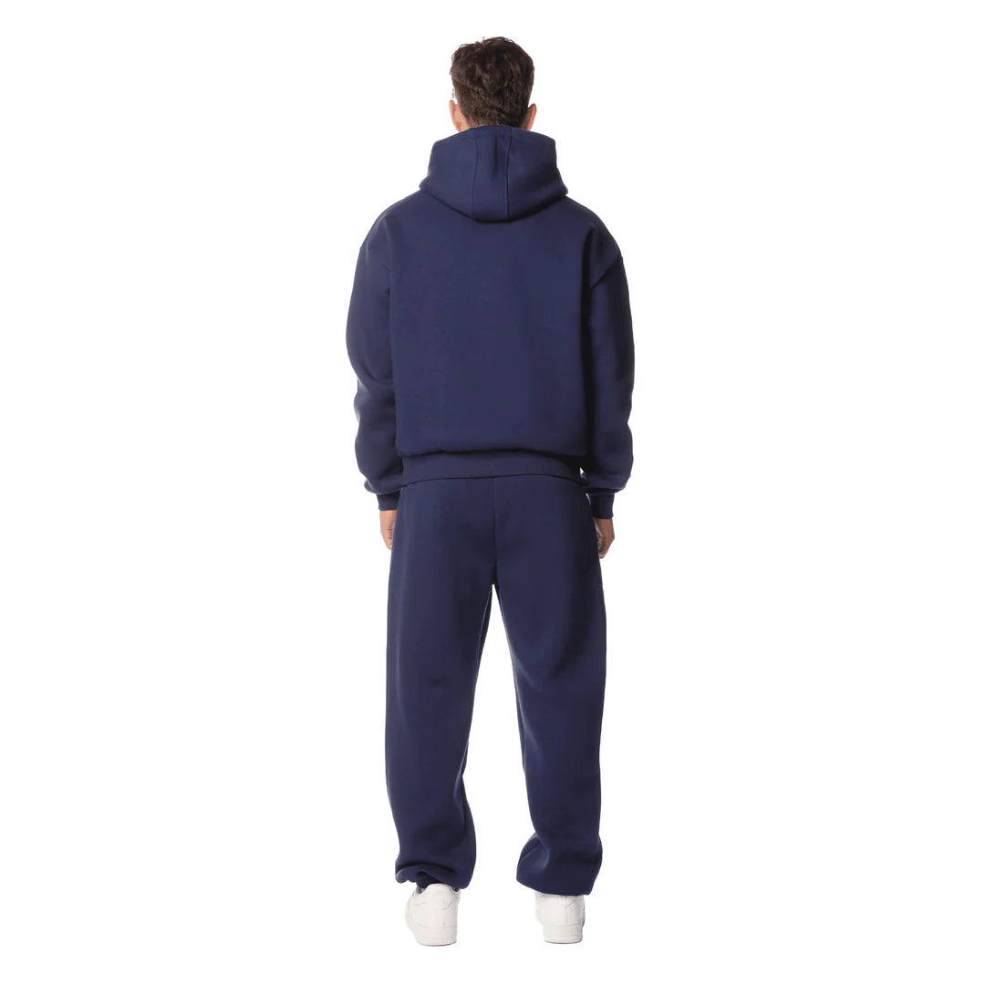 CUFFED JOGGER NAVY BLUE