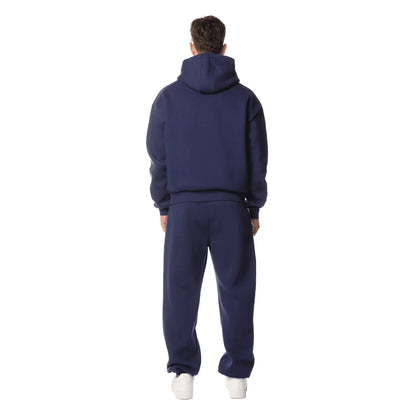 CUFFED JOGGER NAVY BLUE