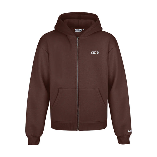 ZIP-UP BROWN