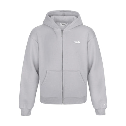 ZIP-UP SILVER GREY