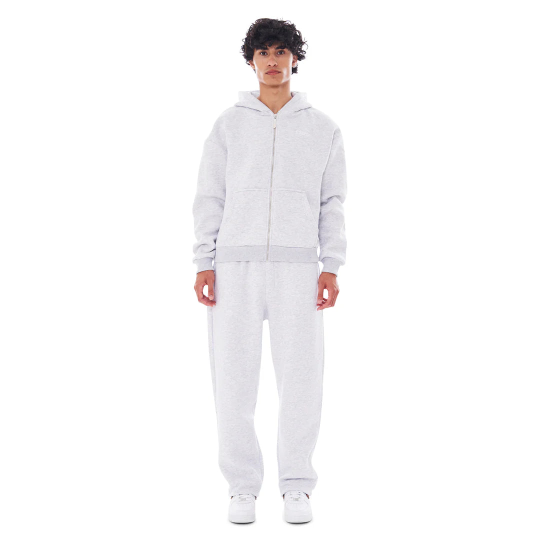 ZIP UP SNOW MELANGE