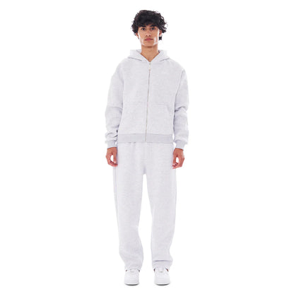 ZIP UP SNOW MELANGE