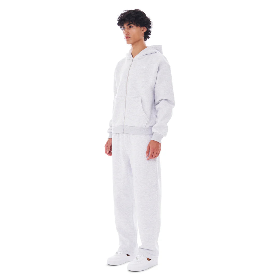 ZIP UP SNOW MELANGE