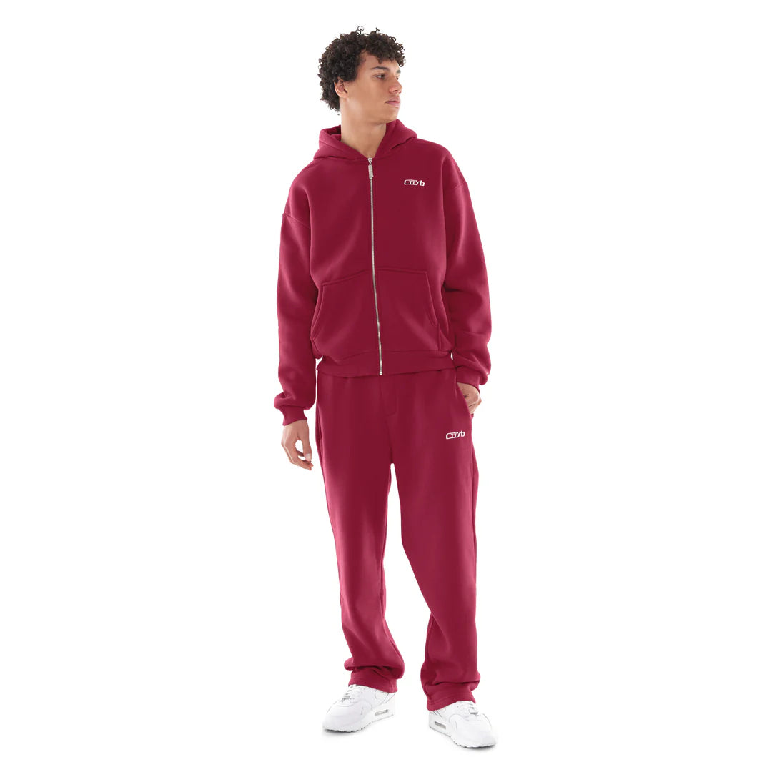 ZIP-UP RICH RED