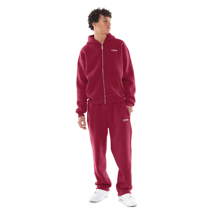 ZIP-UP RICH RED
