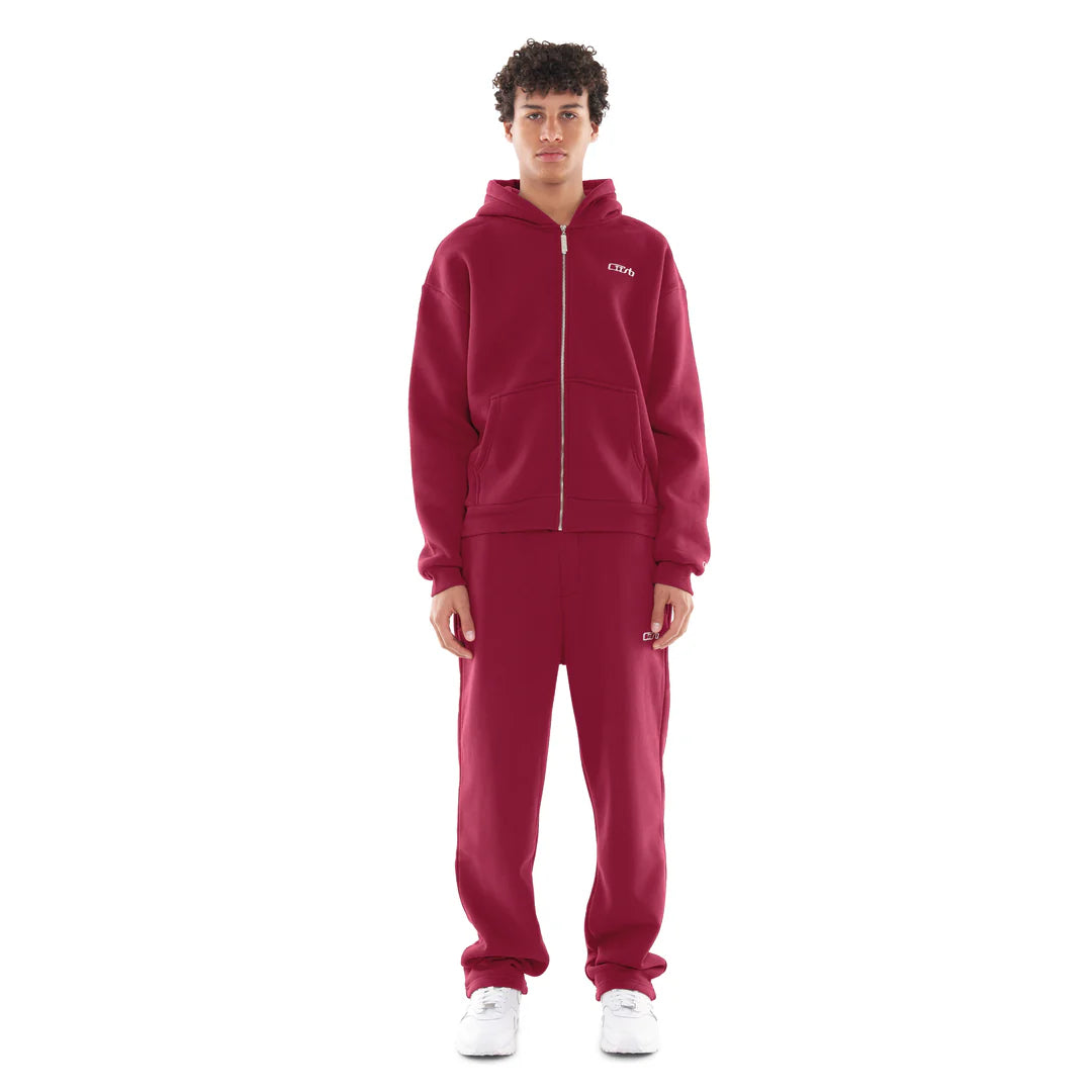 ZIP-UP RICH RED