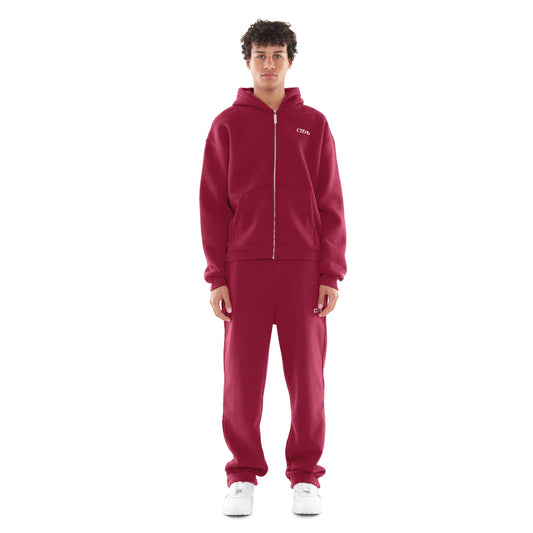 ZIP-UP RICH RED