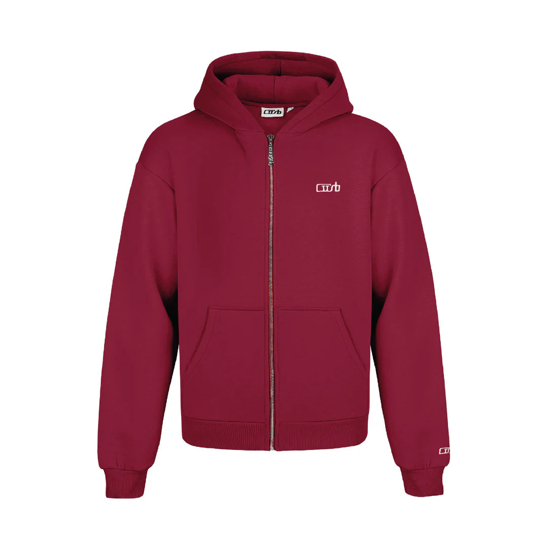 SWEATSUIT (ZIP-UP) RICH RED