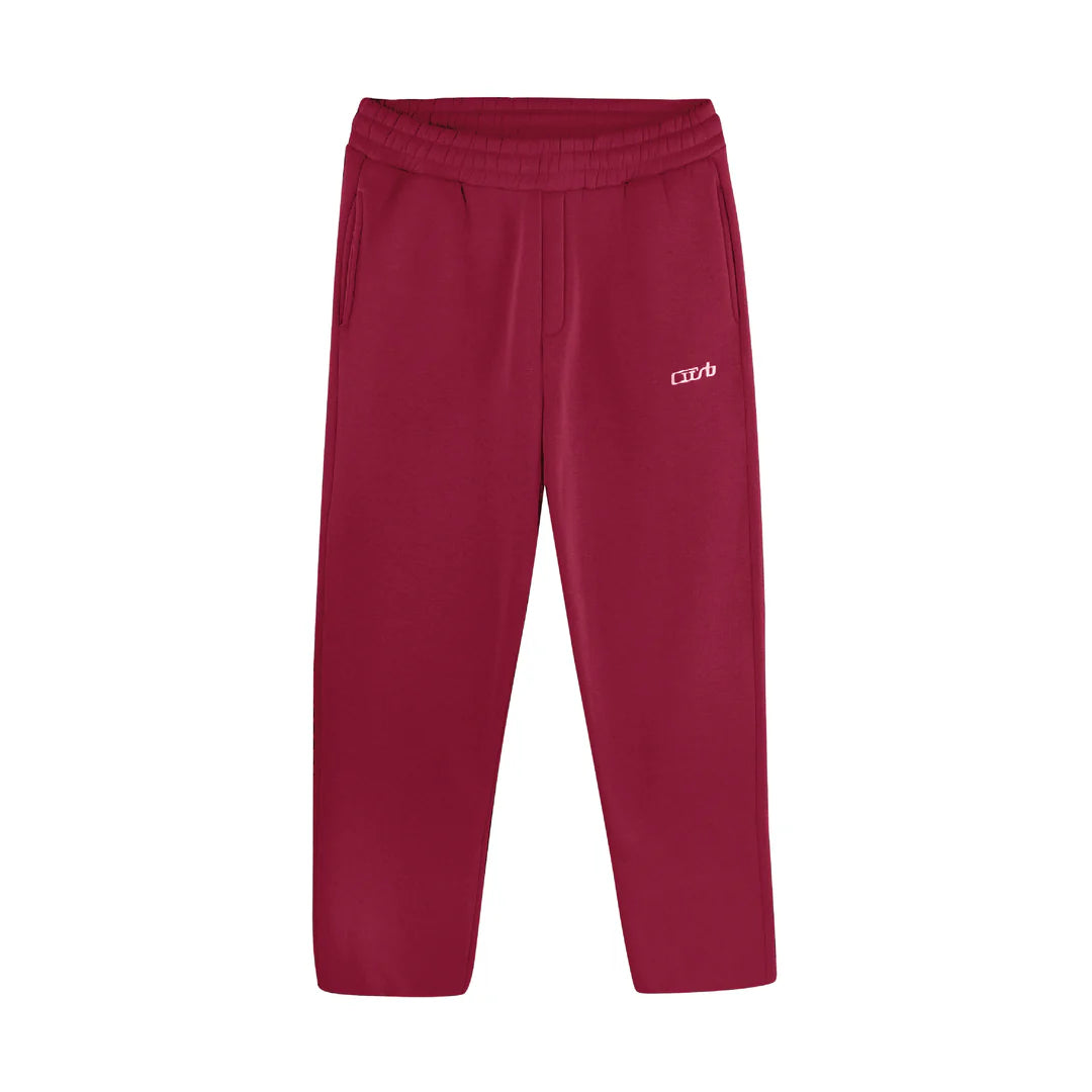 OPEN LEG JOGGER RICH RED