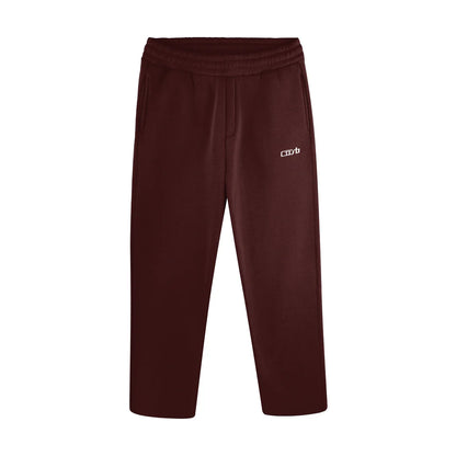 OPEN LEG JOGGER BLACK CHERRY