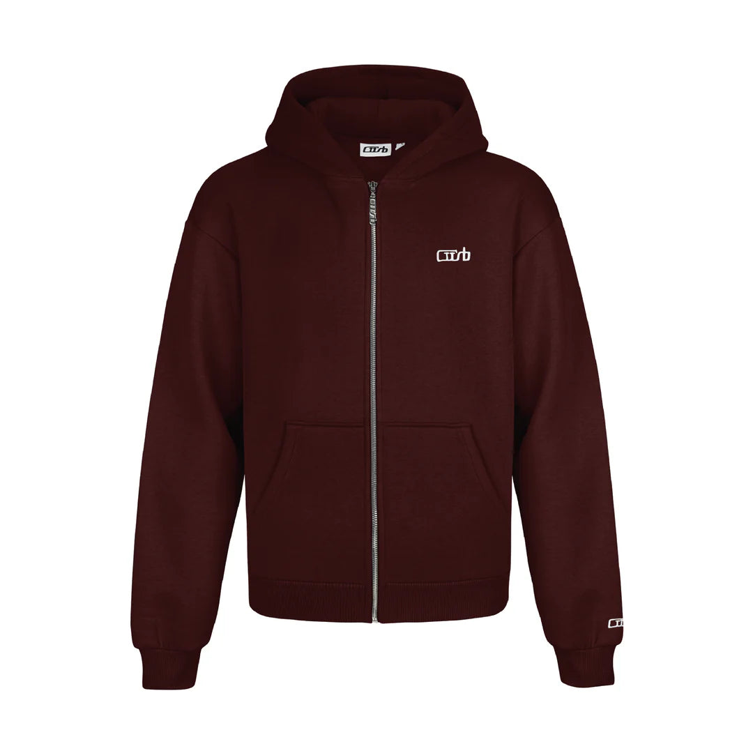 ZIP-UP BLACK CHERRY