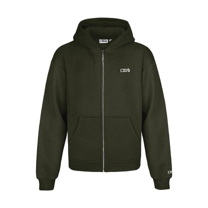 SWEATSUIT (ZIP-UP) DARK MOSS